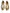 Gold Leather Logo London Men Sneakers Shoes