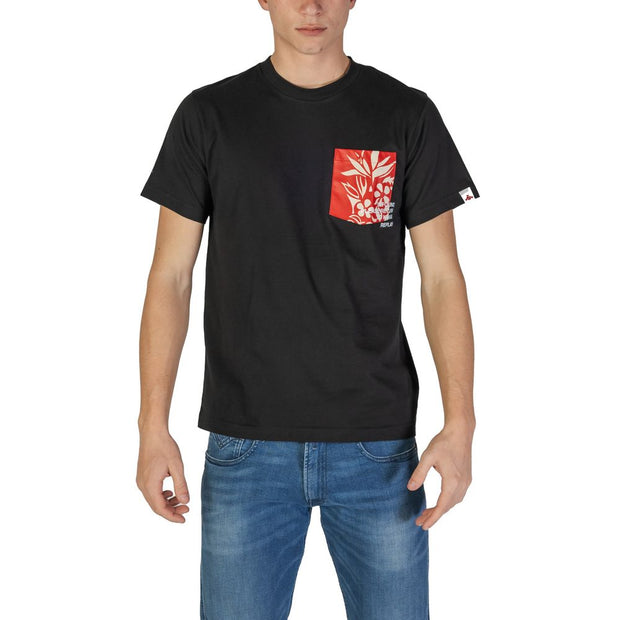 Black Cotton T-Shirt