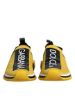 Yellow Black Slip On Sorrento Sneaker Shoes