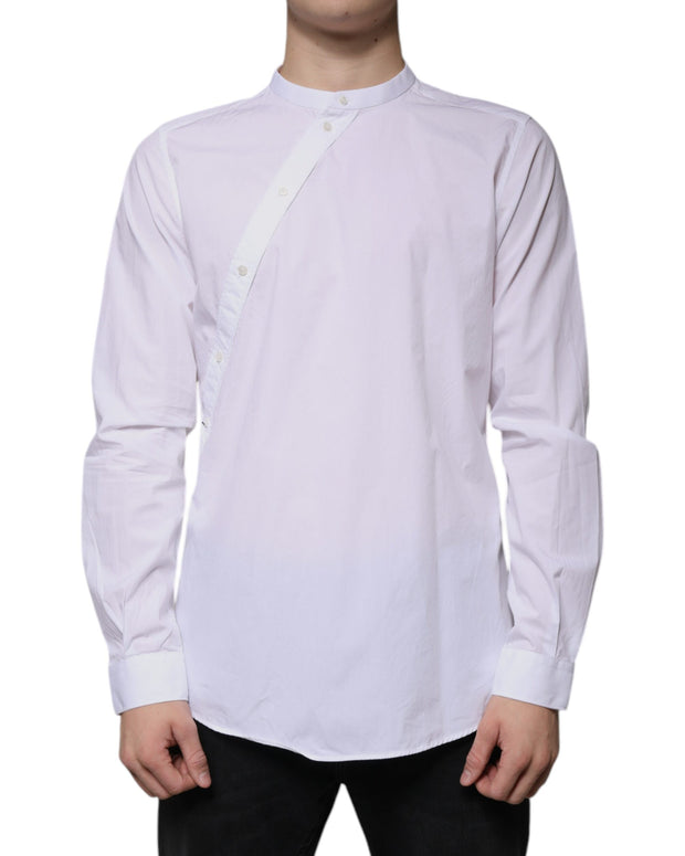 White Cotton Slim Fit MARTINI Dress Shirt