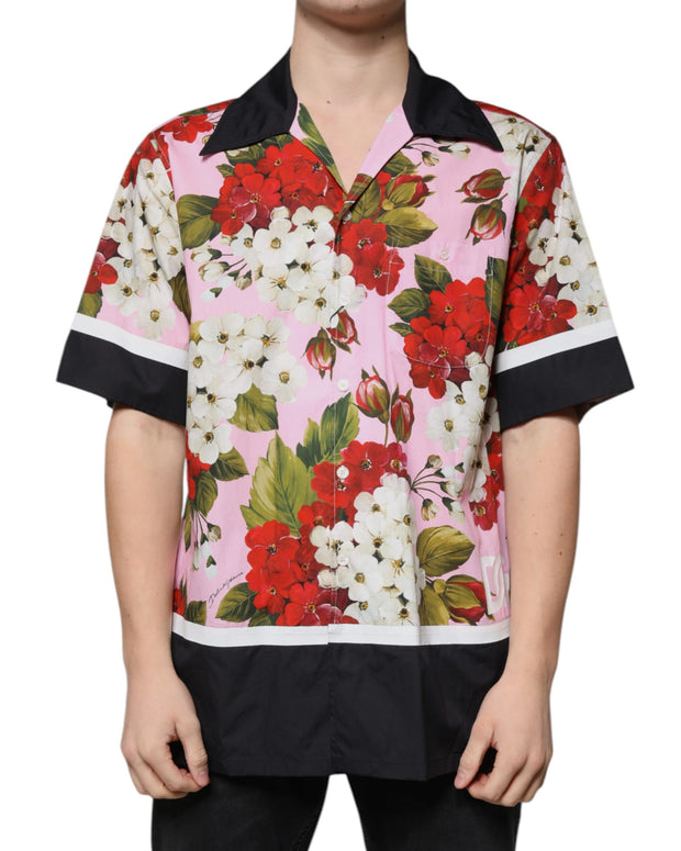 Multicolor Floral Button Down Casual Shirt