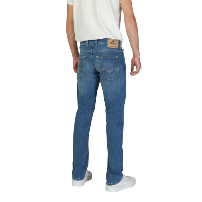 Blue Cotton Jeans & Pant