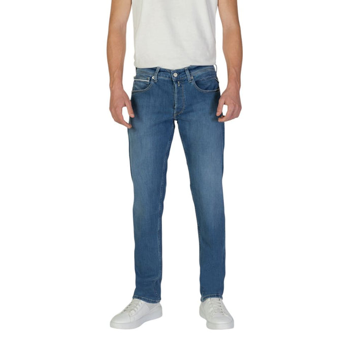 Blue Cotton Jeans & Pant