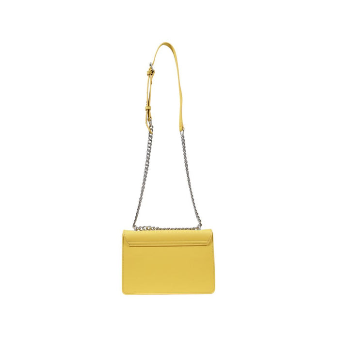 Yellow Polyester Handbag