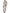 White Floral Silk One Shoulder Midi Dress