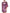 Metallic Fuchsia Floral Sheath Mini Dress