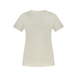 White Cotton Women T-Shirt