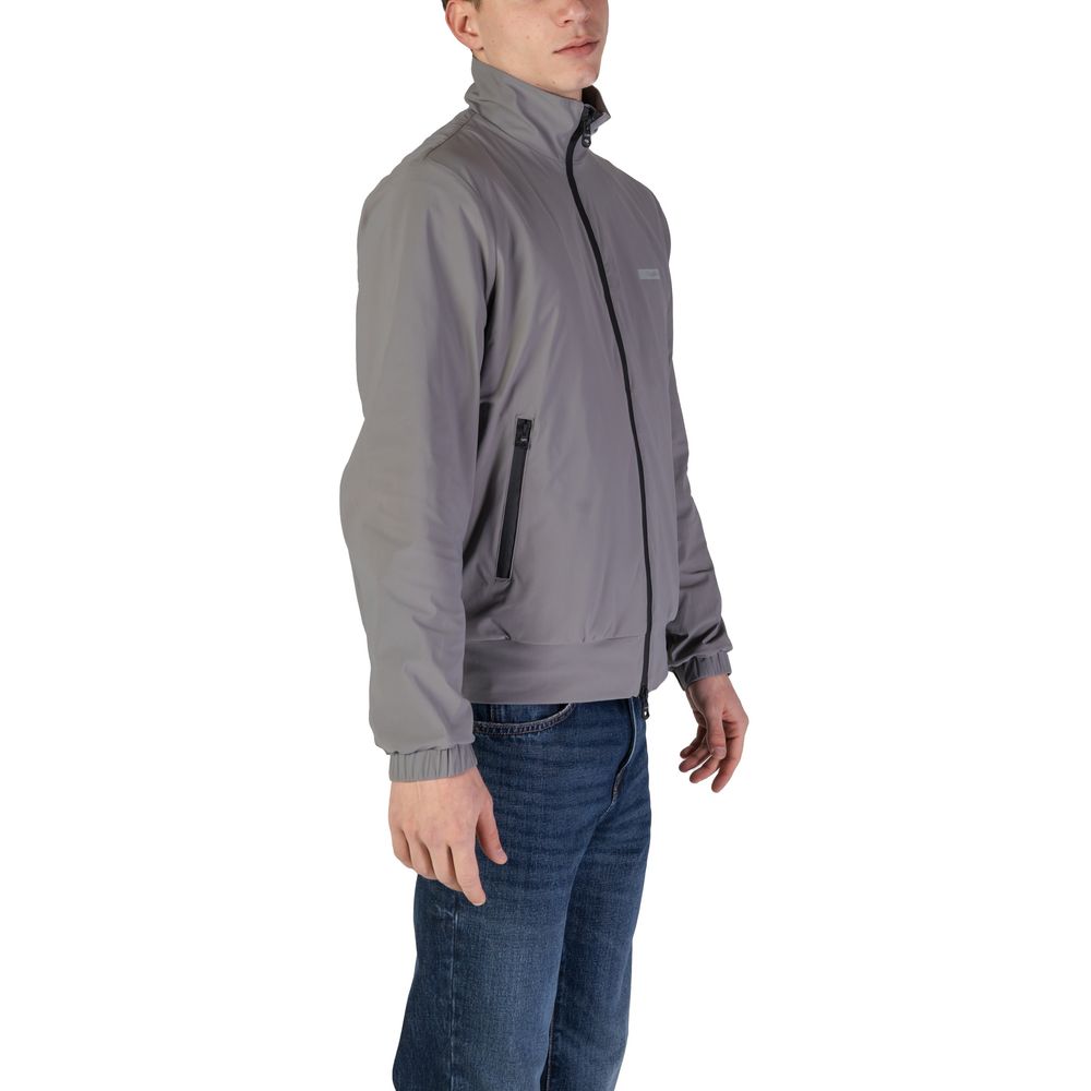 Gray Polyamide Jacket