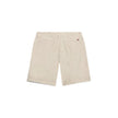 Beige Cotton Short