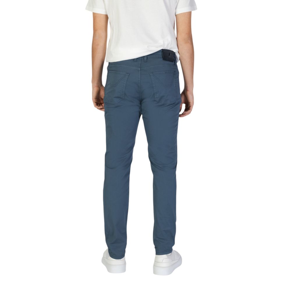 Blue Cotton Jeans & Pant