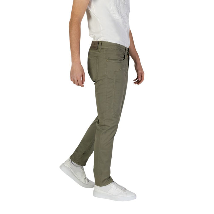 Green Cotton Jeans & Pant