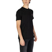 Black Cotton Rigenerato T-Shirt