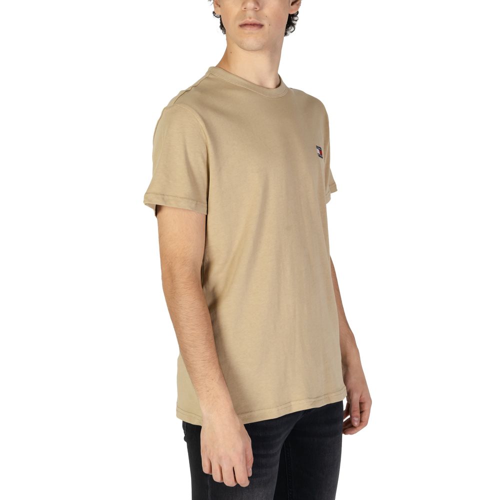 Beige Cotton Rigenerato T-Shirt