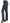 Blue GIRLY Striped Cotton Jeans