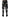 Black Tree Cotton Stretch Pants