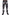 Gray Banana Leaf Cotton Pants