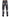 Gray Banana Leaf Cotton Pants