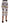 Mulicolor Majolica Cutout Capri Pants