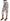 Mulicolor Majolica Cutout Capri Pants