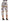 Mulicolor Majolica Cutout Capri Pants