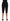 Black Brocade High Waist Capri Shorts
