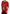 Red Silk Orange Vase Crystal Top