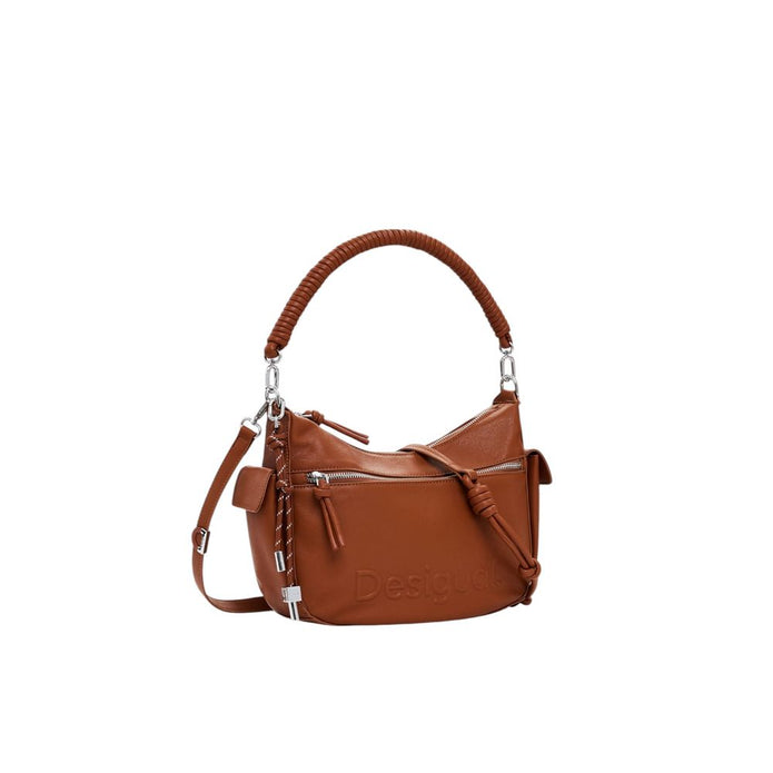 Brown Polyethylene Handbag