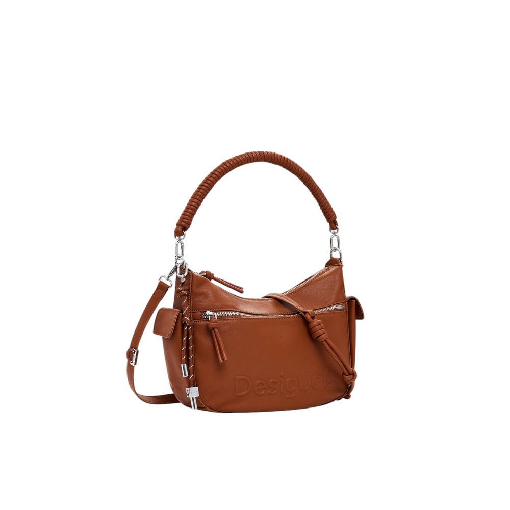 Brown Polyethylene Handbag