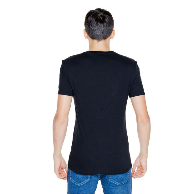 Black Cotton T-Shirt