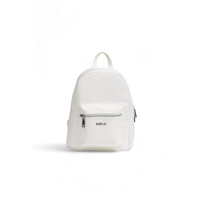 White Polyethylene Backpack