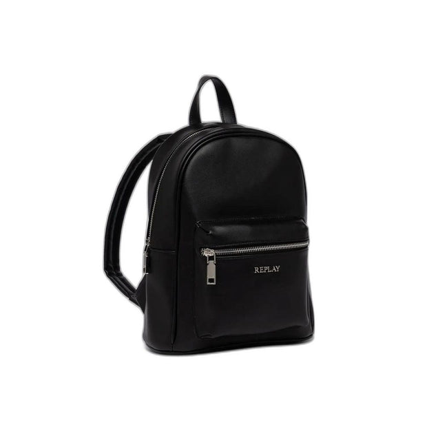 Black Polyethylene Backpack