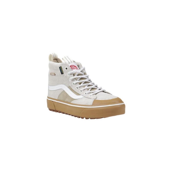 Beige Leather Sneaker