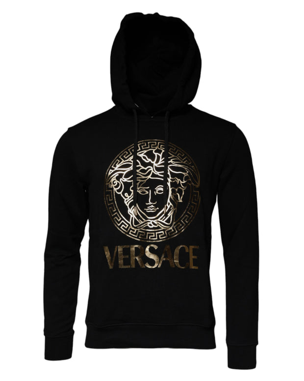Black Medusa Cotton Hoodie Pullover Sweatshirt Sweater