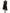 Black Tulle A-line Midi Cocktail Gown Dress