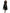 Black Tulle A-line Midi Cocktail Gown Dress