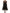 Black Tulle A-line Midi Cocktail Gown Dress