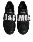 Black D&G AMORE Low Top Sneakers Shoes