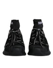 Black Sorrento Socks Logo Sneakers Shoes