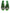 Green Crystal Slides KEIRA Sandal Shoes