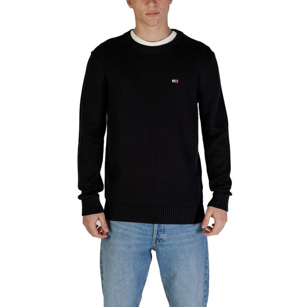 Black Organic Cotton Sweater