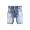 Marine denim shorts