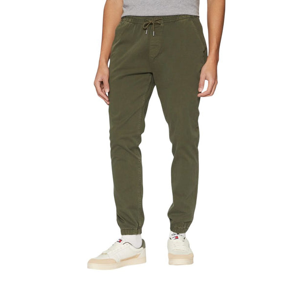 Green Cotton Jeans & Pant