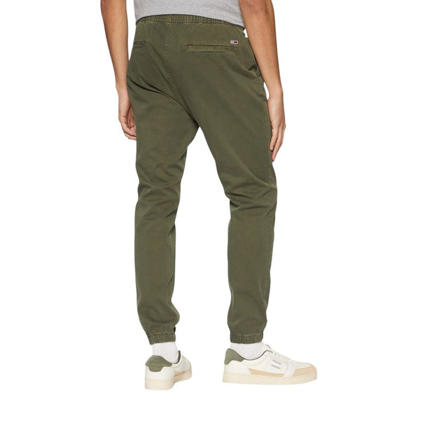 Green Cotton Jeans & Pant