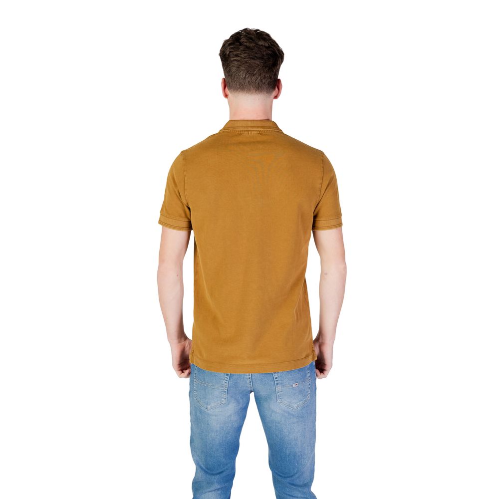 Bronze Cotton Polo Shirt