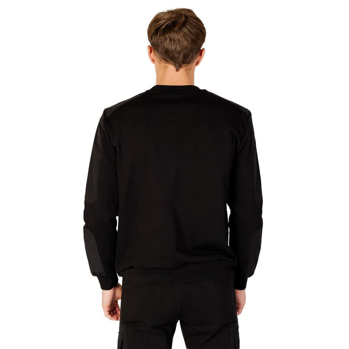 Black Cotton Sweater