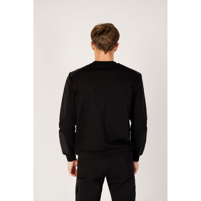 Black Cotton Sweater