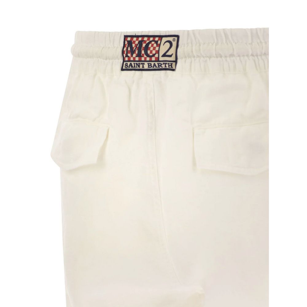 White Linen Short