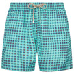 Light Blue Polyester Men Swimwear