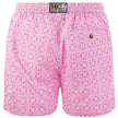 Pink Polyester Men's Swimwear Boxer