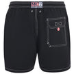 Black Polyester Men's Swim Trunk